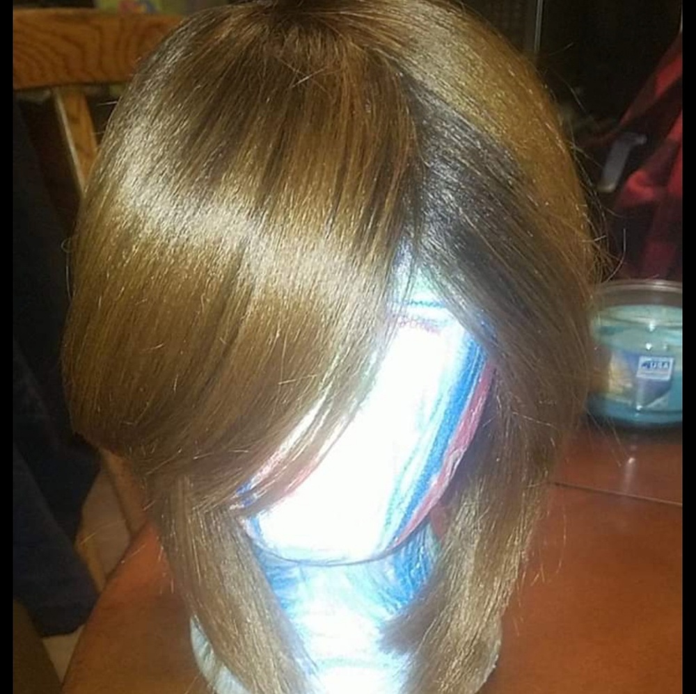 Ombre synthetic mix wig